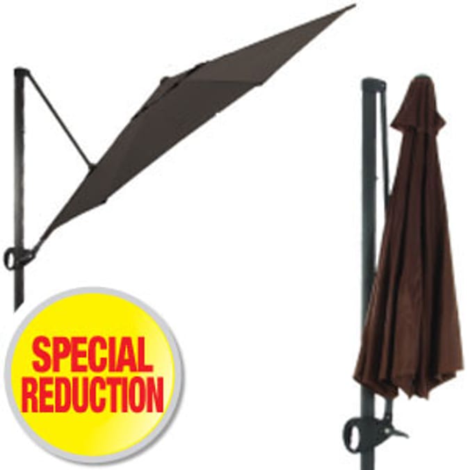 ExDisplay Deluxe Octagonal Parasol Home Bargains