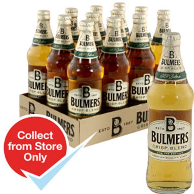 Bulmers Limited Edition Crisp Blend (12 x 568ml Bottles) Home Bargains