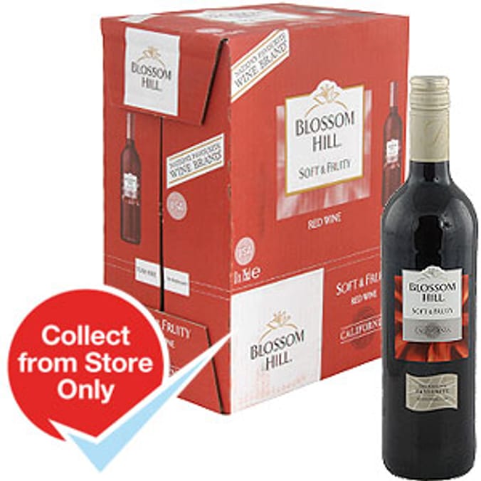 Blossom Hill Soft And Fruity Red Wine (Case of 6) Home Bargains
