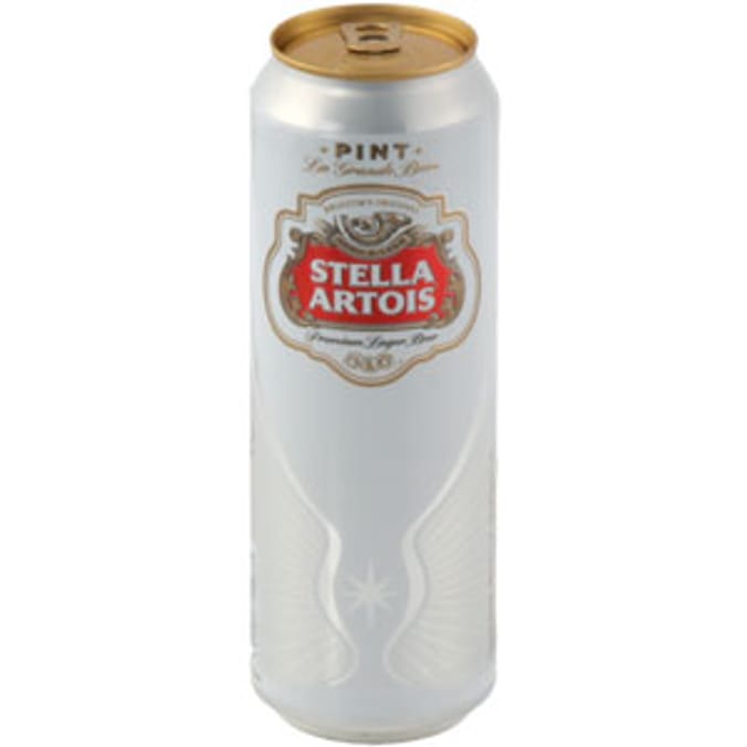Stella Artois Pint Cans (Case of 24) beer Home Bargains