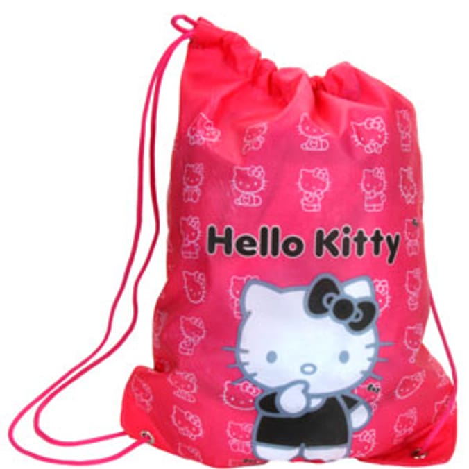 Hello kitty drawstring outlet backpack