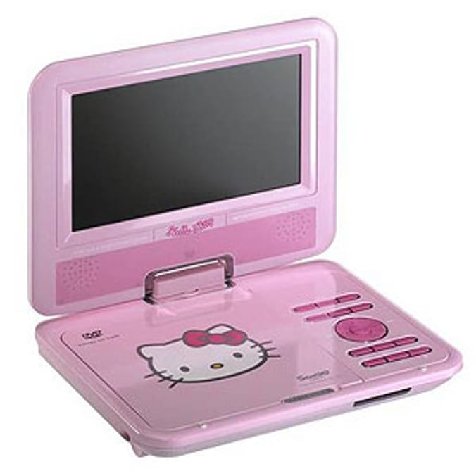 Hello Kitty Portable DVD Player Home Bargains