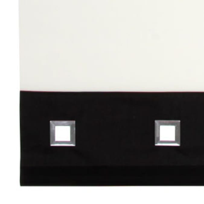 ReadytoHang Roller Blind Black & Cream Home Bargains