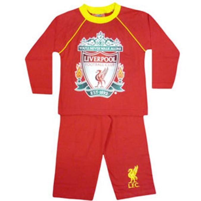 Liverpool Crest Cotton Pyjamas: 7-8 Years  