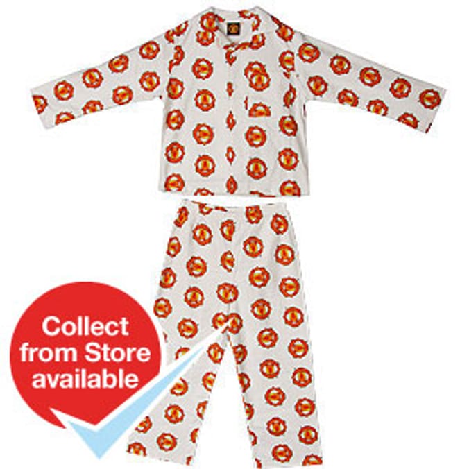 Manchester United Pyjamas 3 4 Years Home Bargains