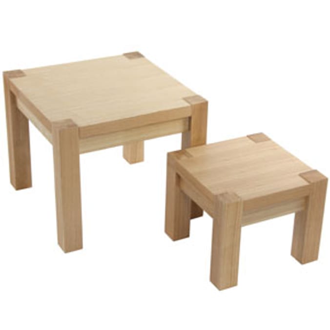 Cambridge Nest of Ash Tables Home Bargains