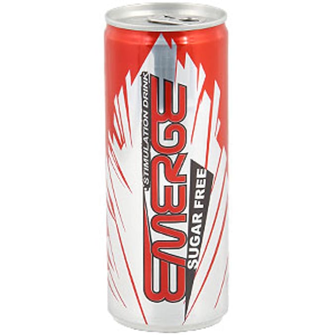 Emerge Energy Drink: Sugar Free (24 x 250ml Cans)