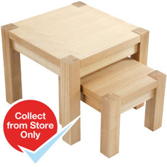 Cambridge Nest of Ash Tables Home Bargains