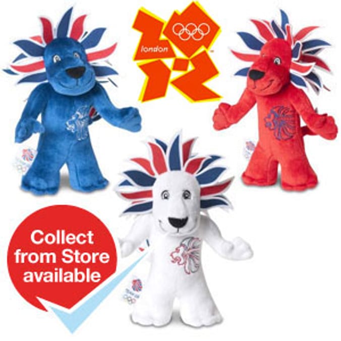 Official London 2012 Olympics: Pride the Lion Triple Pack | Home Bargains