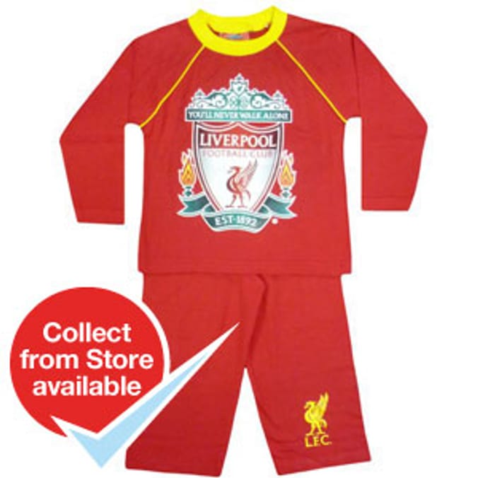 Liverpool Crest Cotton Pyjamas: 7-8 Years  