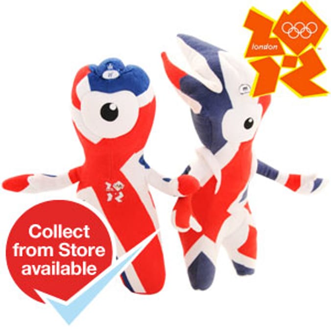 Official London 2012 Olympics: Flag Mascots Twin Pack 