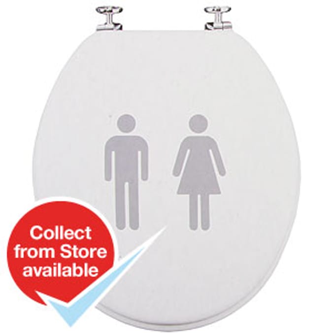 Boy & Girl Toilet Seat Home Bargains