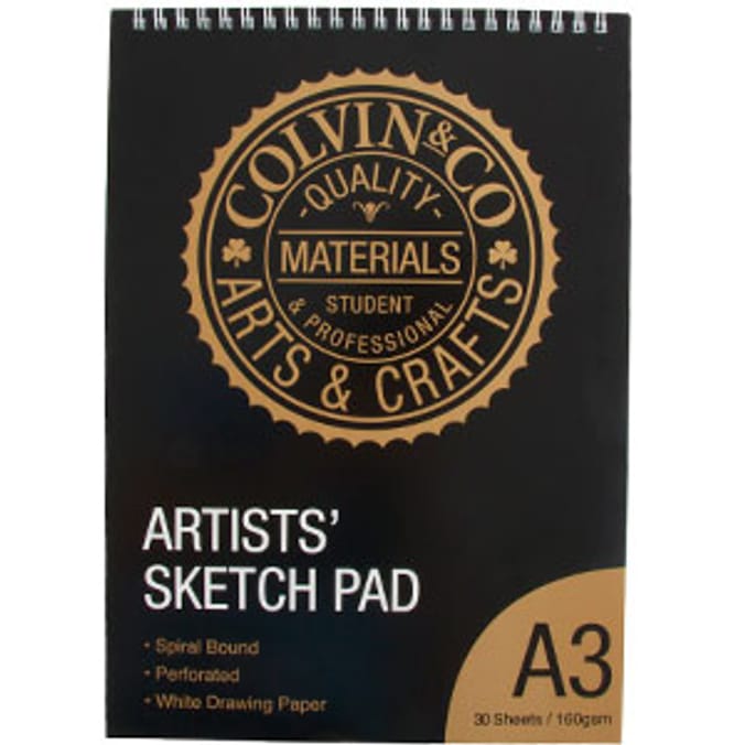 A3 Artist Sketch Book  Arts & Crafts - B&M Stores