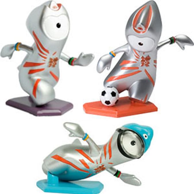 Official London 2012 Olympics:3 Collectable Sport Figures 