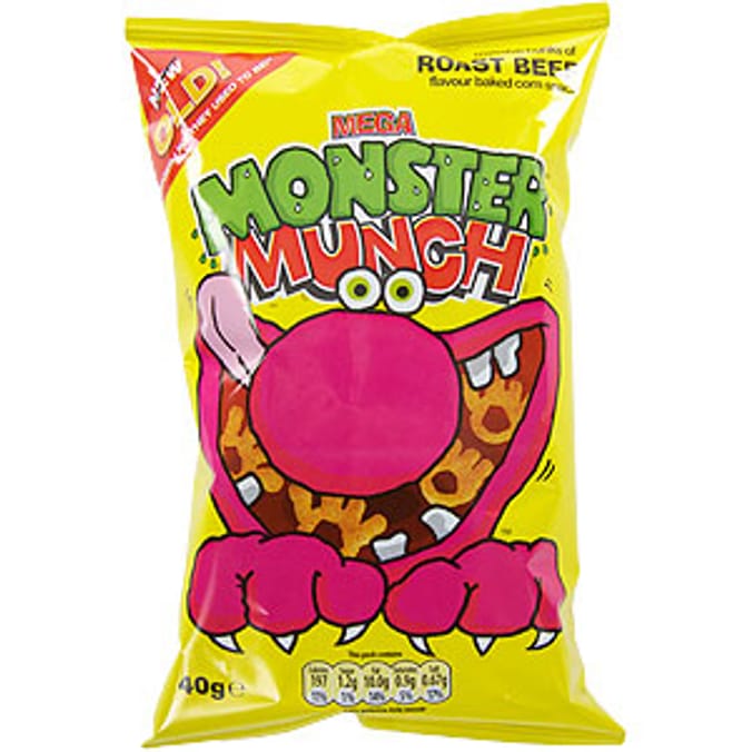 Walkers Monster Munch: Roast Beef (Case 30 of Bags)