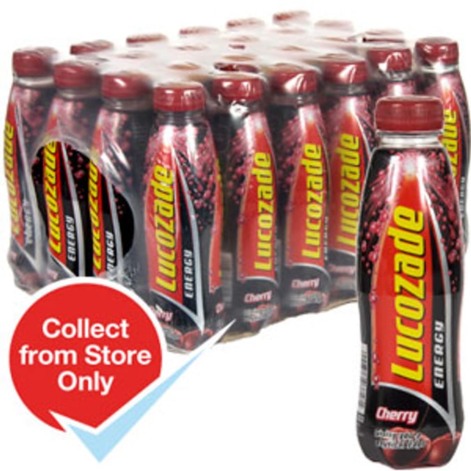 Lucozade Cherry (Case Of 24 Bottles) Home Bargains