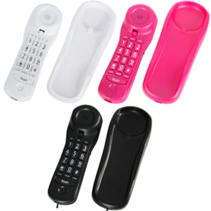 Phone Tech Slimline Telephone Home Bargains