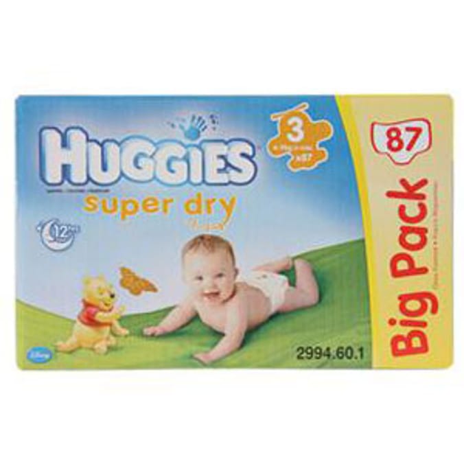 Huggies Super Dry 3 (Big 87 Pack)