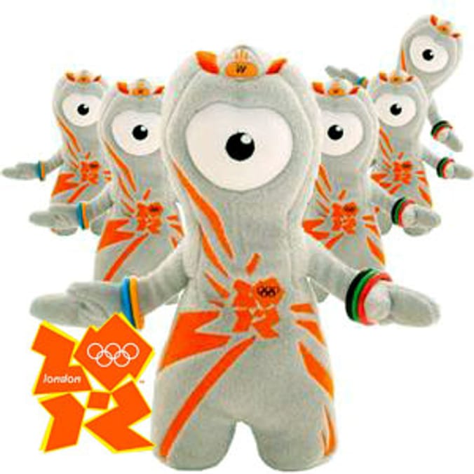 Official London 2012 Olympics: 30cm Wenlock (Set of 6)