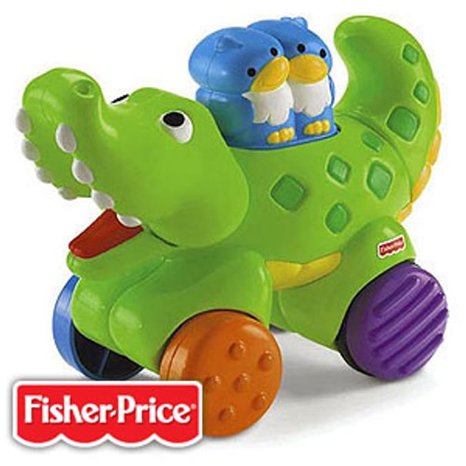 FisherPrice Amazing Animals Press and Go Crocodile Home Bargains