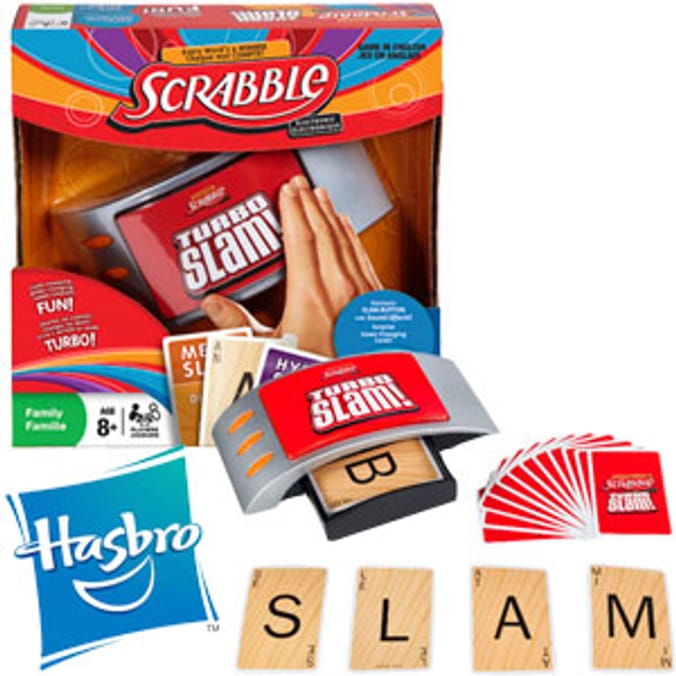 Electronic Scrabble Turbo Slam Home Bargains