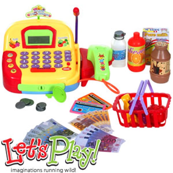 Let s Play Cash Register Accessories Home Bargains