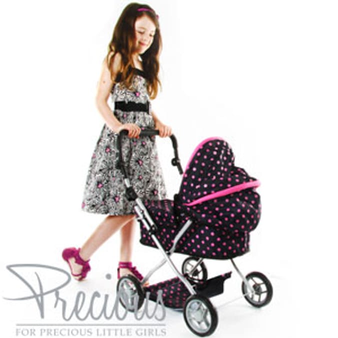 Precious Four Wheel Deluxe Pram Home Bargains