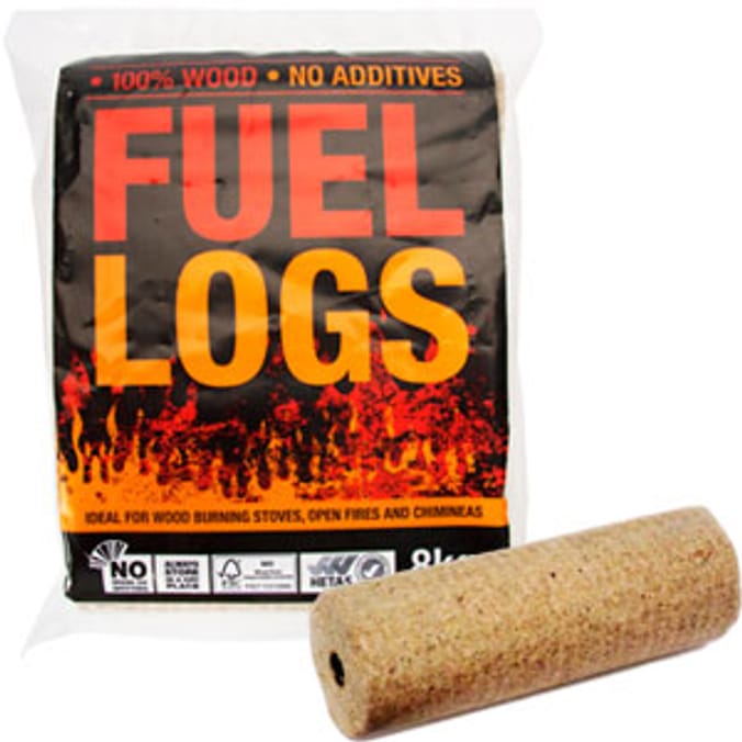 Fuel Logs (of 4 Rolls) fire, logs, coal, fireplace, Home Bargains