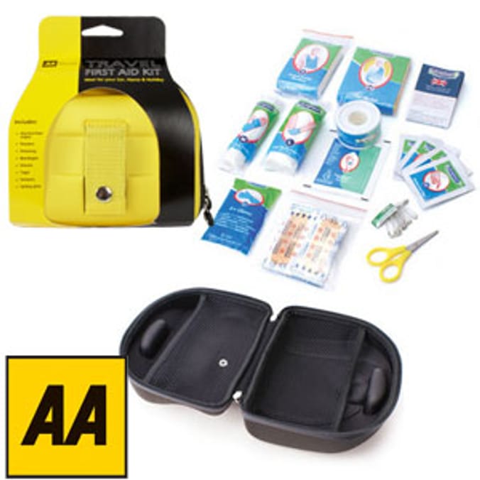 AA Car Essentials Travel First Aid Kit Home Bargains