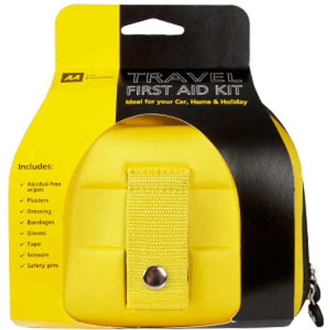 AA Car Essentials Travel First Aid Kit Home Bargains
