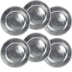 Christmas Charger Plates: Set of 6 (Silver)