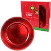 Christmas Charger Plates: Set of 6 (Red) 