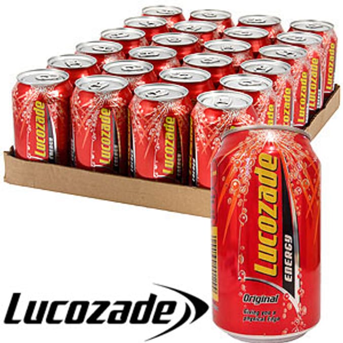 Lucozade Original (24 x 330ml Cans) Home Bargains