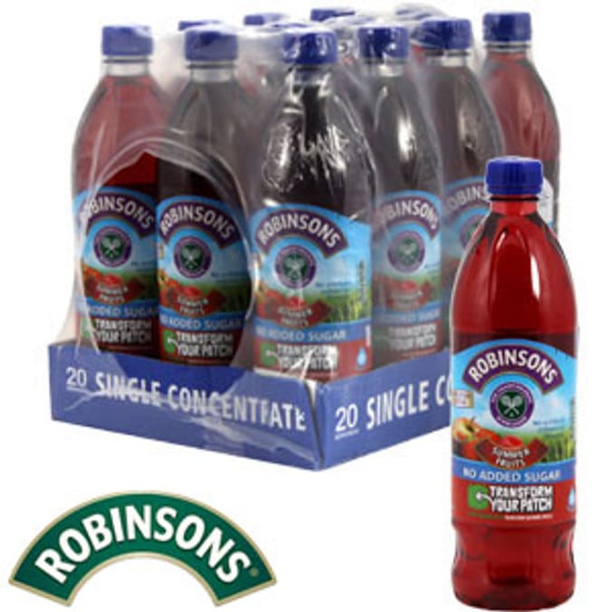 Robinsons Summer Fruits Concentrated (12 x 1L Bottles)