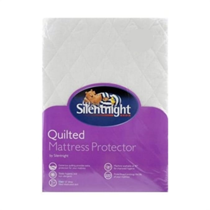 Silentnight Quilted Mattress Protector Home Bargains