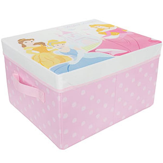 Disney Princess Flat Pack Storage Box Home Bargains