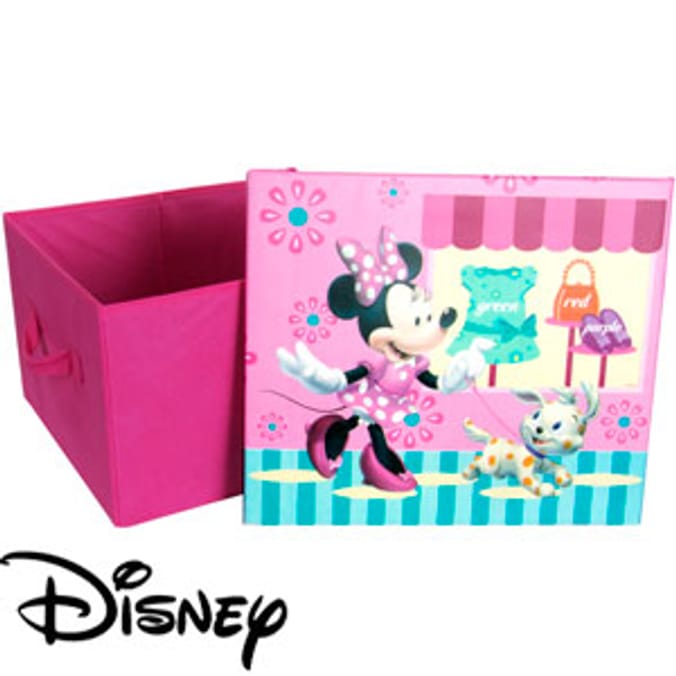 Minnie Mouse Flat Pack Storage Box Home Bargains