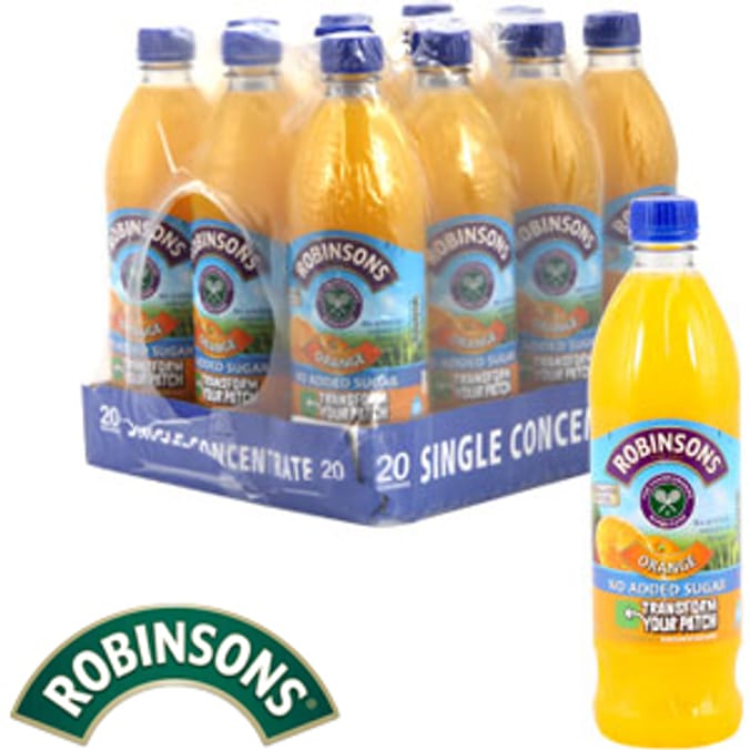 Robinsons Orange Single Concentrated (12 x 1L Bottles)