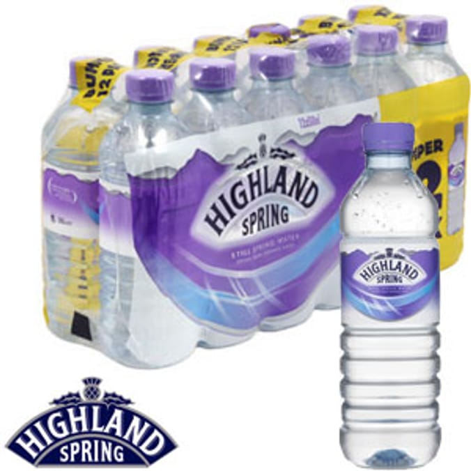Highland Still Water (12 x 500ml Bottles) Home Bargains