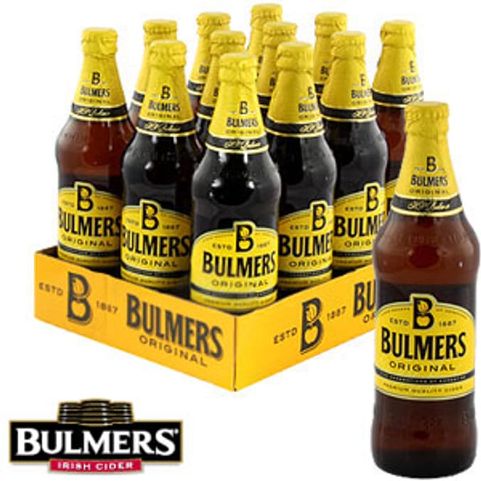 Bulmers Original (12 x 568ml Bottles) ciders | Home Bargains