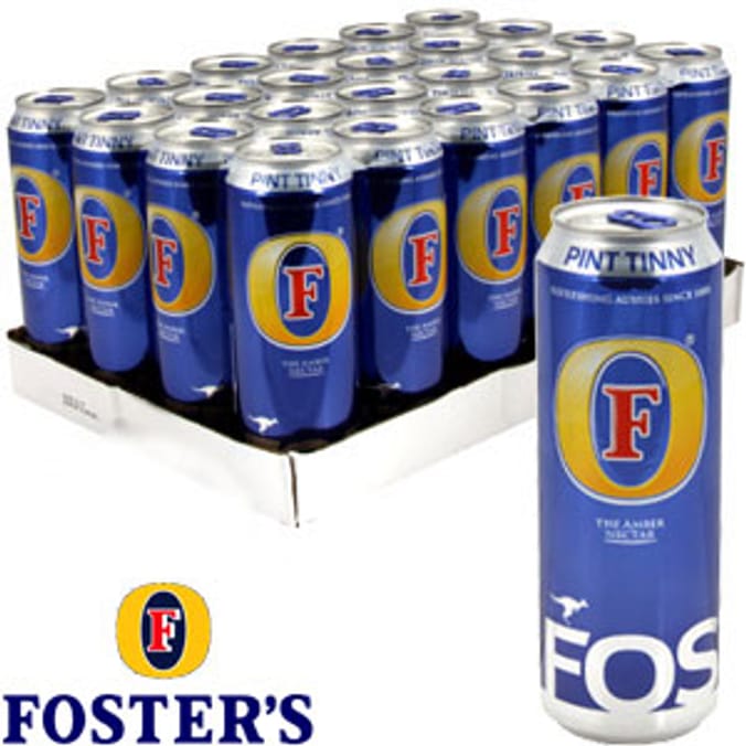 Foster's Pint Tinnies (24 x 568ml Cans)