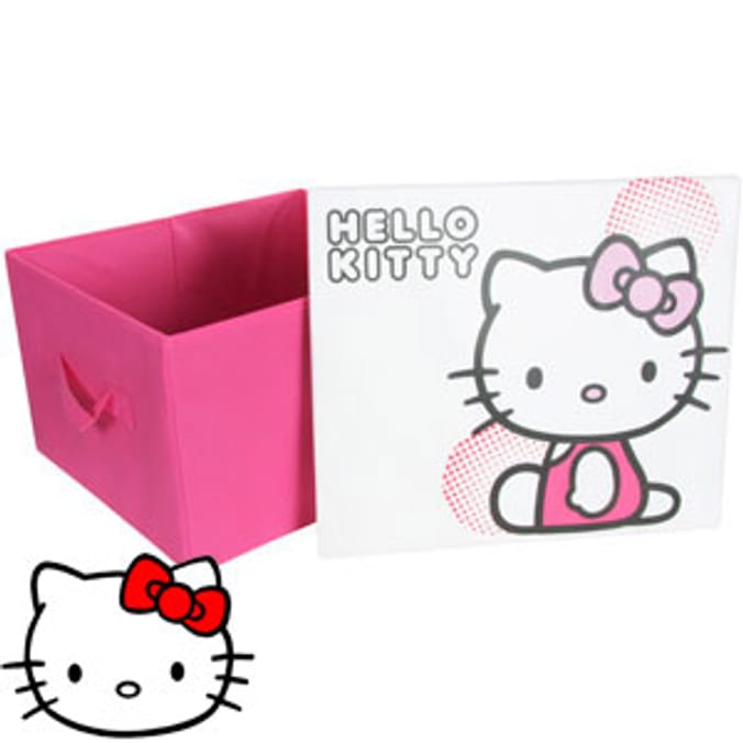 Hello Kitty Flat Pack Storage Box Home Bargains