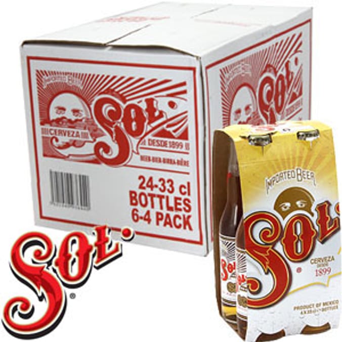 Sol (24 x 330ml Bottles) Home Bargains
