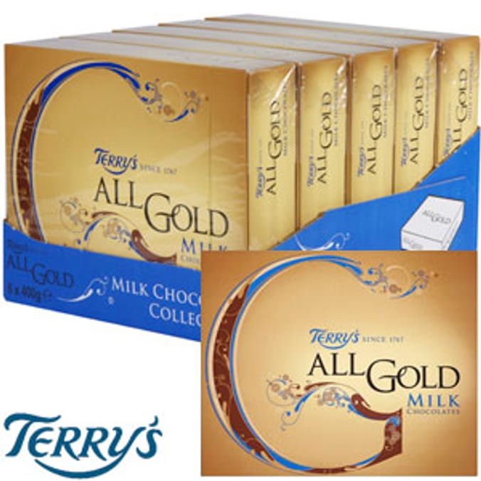 Terry's All Gold Milk Chocolates (Case of 5) Home Bargains