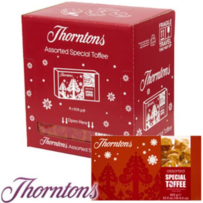 Thorntons Christmas Assorted Special Toffee (6 x 625g)