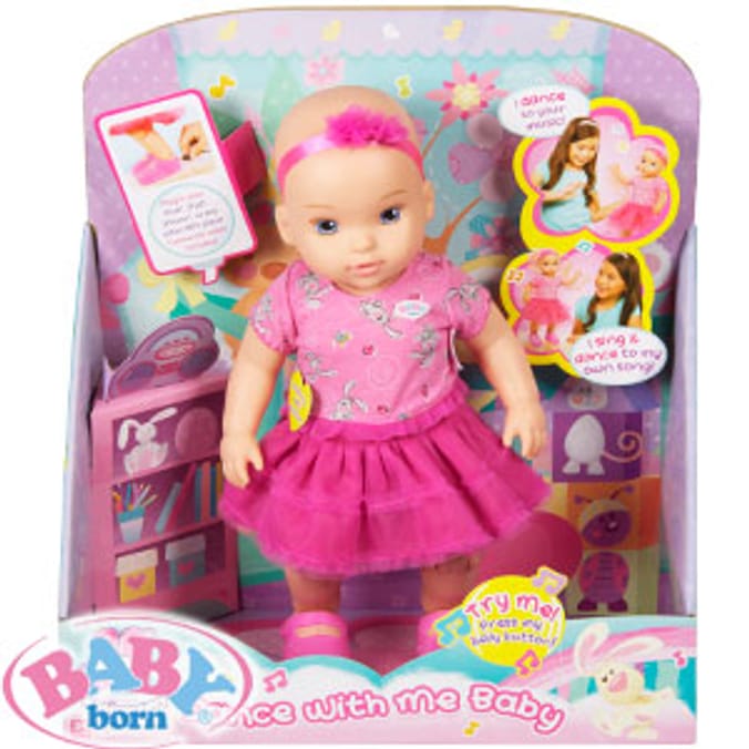 Baby born dance with me baby shop doll