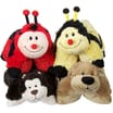 Snuggz Cat, Dog, Bumble Bee & Ladybird (Case of 12)