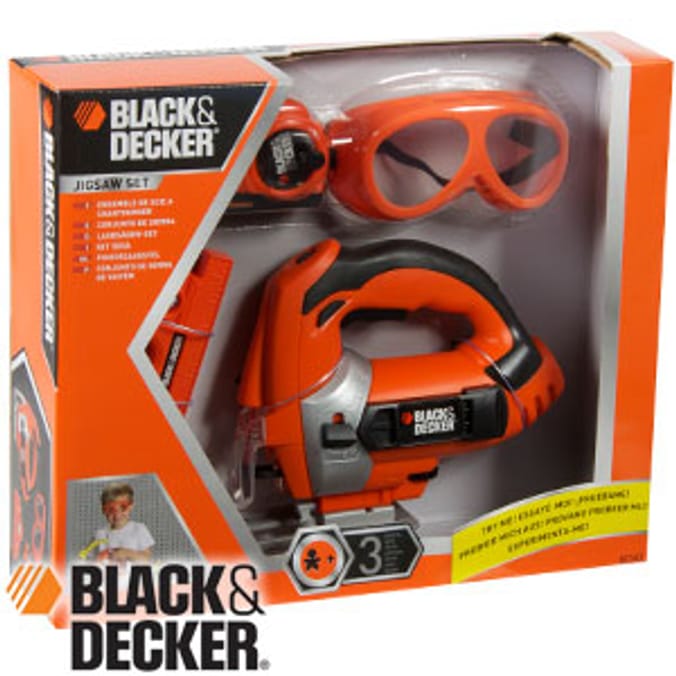 Black and Decker Toy Jigsaw Set Home Bargains