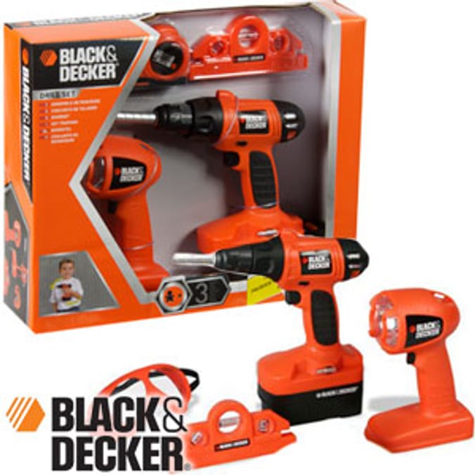 Black and decker toy drill online press