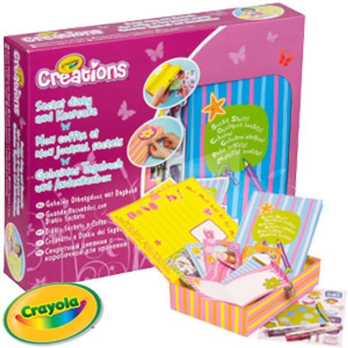 Crayola Creations Secret Diary, craola, creyola Home Bargains